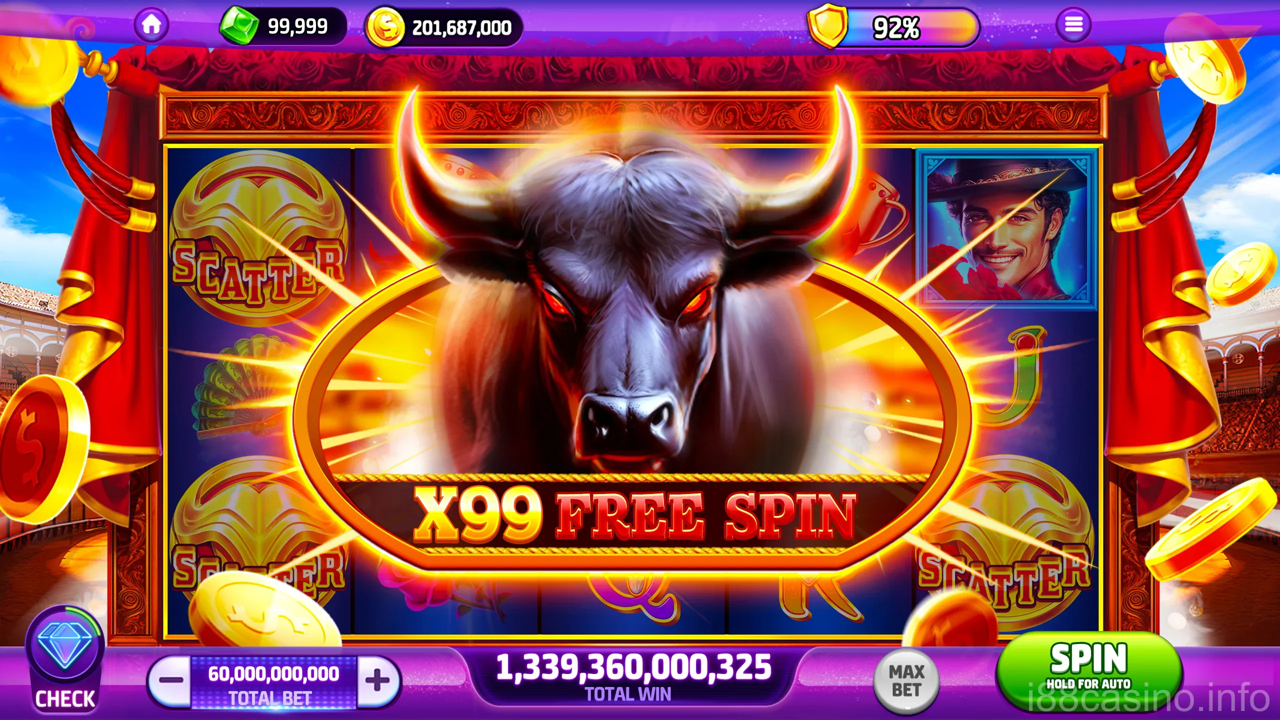 Sảnh casino trực tuyến i88 với đa dạng trò chơi